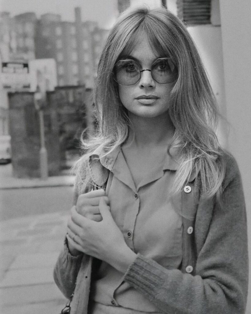 Though modeling was her primary passion, Jean Shrimpton also dabbled in acting. Her most notable film role came in 1967 when she starred in Privilege, a British science fiction film directed by Peter Watkins. In the film, she played the love interest of a rock star who is manipulated by a controlling government. Although Privilege was not a box office hit, Jean's performance was noted for its natural charm, and the film developed a cult following over time. However, acting did not captivate her the way modeling did, and she ultimately chose to focus on her modeling career instead of pursuing further acting roles.